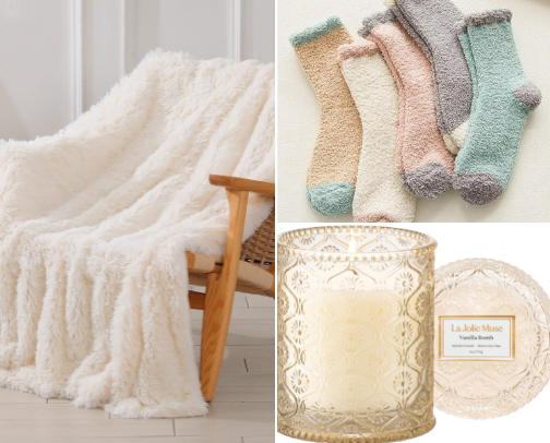 Cozy Reading 🕯️📖 cover photo collage