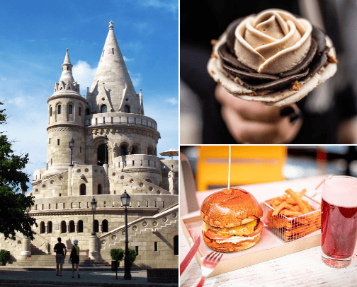 BUDAPEST🇭🇺  cover photo collage
