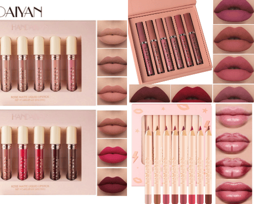 Affordable and favorite lip products cover photo collage