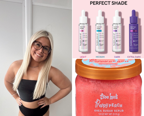 The Ultimate Self Tan Guide: cover photo collage