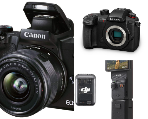 Camera Tech and Accessories I Recommend for Better Photos and Videos cover photo collage