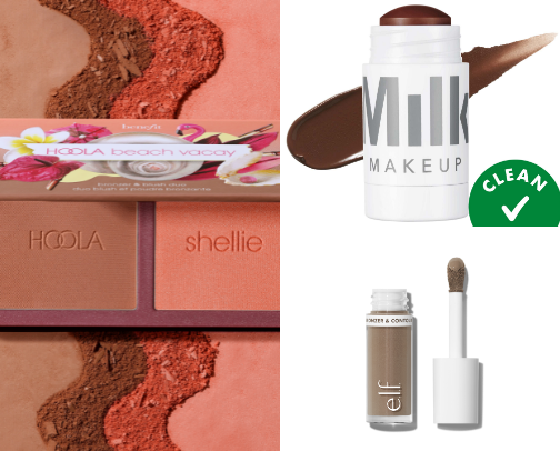 contour and bronzer cover photo collage