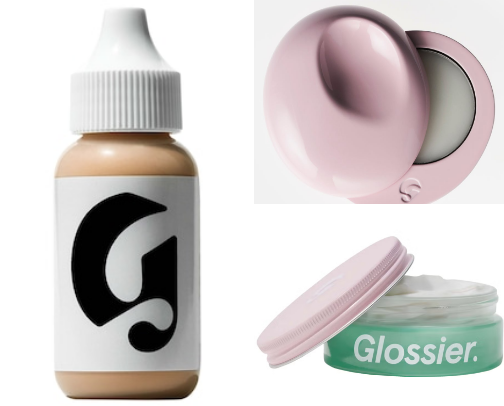 Glossier - Market leading products cover photo collage