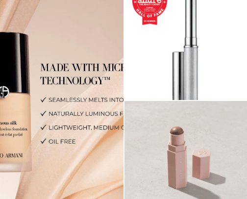 Make-up cover photo collage