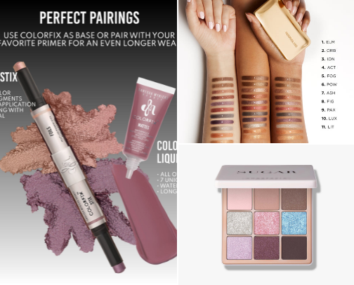 Eye Shadows cover photo collage