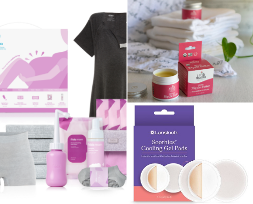 First time mom must haves🐣🍼🤍 cover photo collage