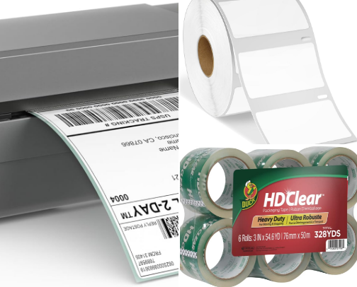 Office Supplies for my small business cover photo collage