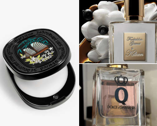 My perfumes cover photo collage