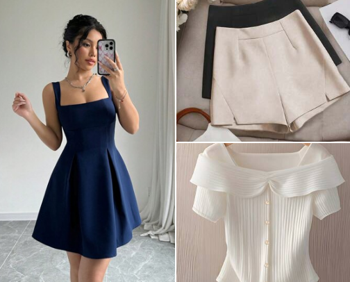 SHEIN COLLECTIONS cover photo collage