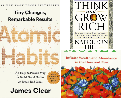Empowering books for life and personal development cover photo collage