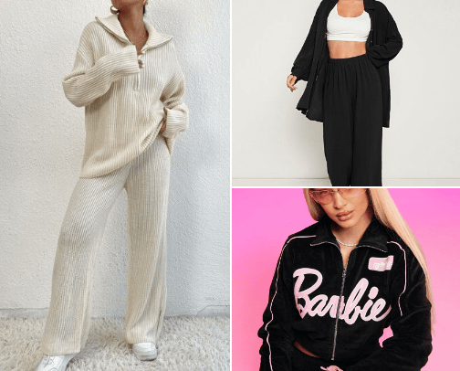 Two-piece cover photo collage