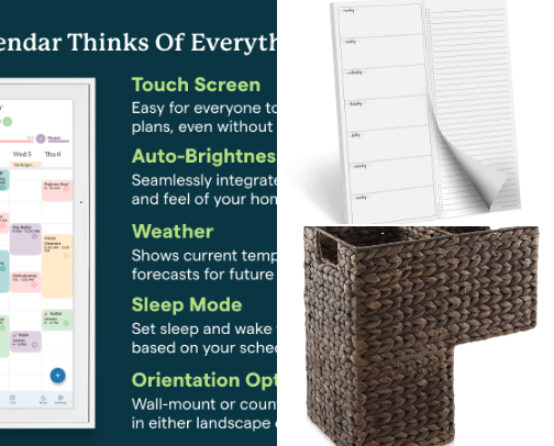 The Things I Use to Stay Organized and Keep my House Clean cover photo collage