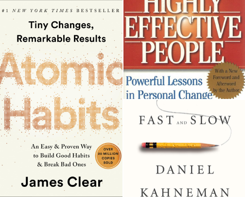 Level Up Your Life: Essential Reads for Growth & Success cover photo collage