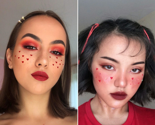 ❤️ Queen of Hearts Bold Art Makeup (Valentine Edition) cover photo collage