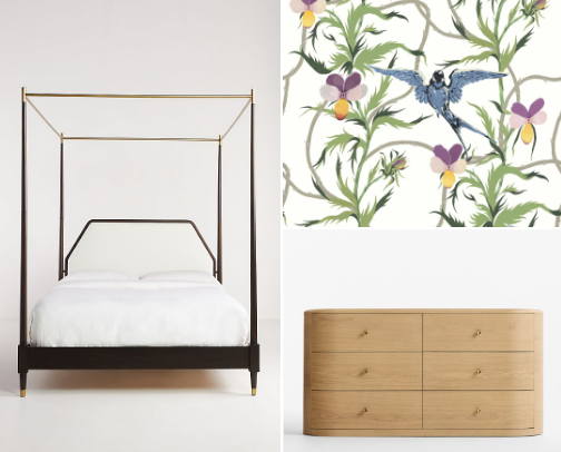 Modern Goddess Bedroom Decor cover photo collage
