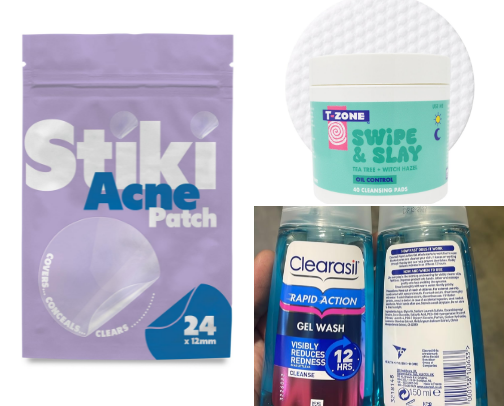 Products Solutions for Inflamed Acne & Fading Scars cover photo collage