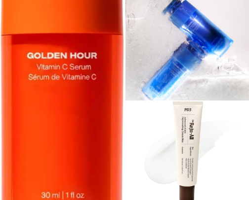 Acne prone sensitive skincare routine cover photo collage