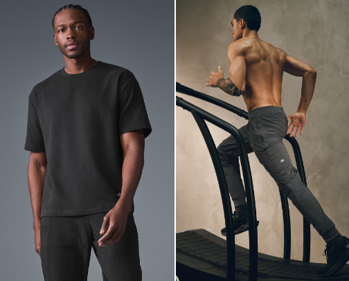 Alo Yoga Essentials - Men’s Spring/Summer cover photo collage