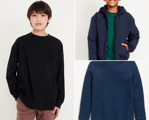 Boys clothes - Old Navy Edition cover photo collage