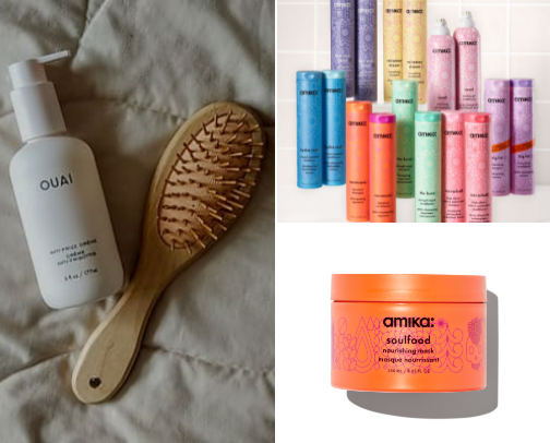 Hair care cover photo collage