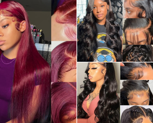 Bomb Amazon Wigs cover photo collage