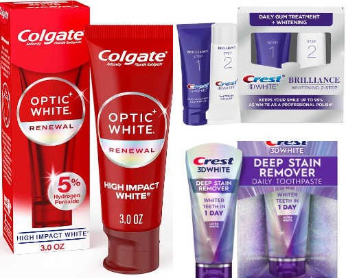 The Whitening Toothpastes I'd Actually Recommend for a Brighter Smile cover photo collage
