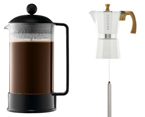 affordable coffee at home ☕️ cover photo collage