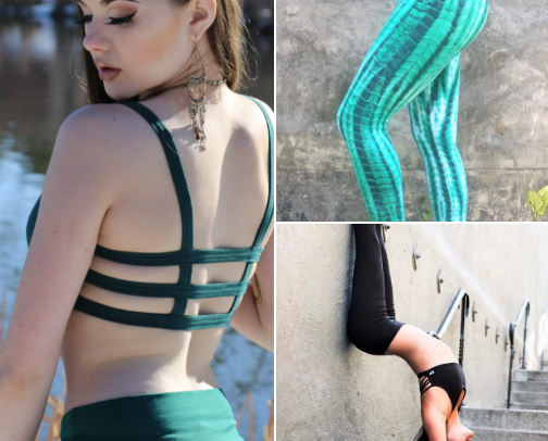 Yoga Wear cover photo collage