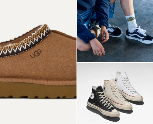 Women Trending Shoes cover photo collage