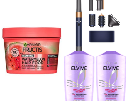 Hair products👩🏽 cover photo collage