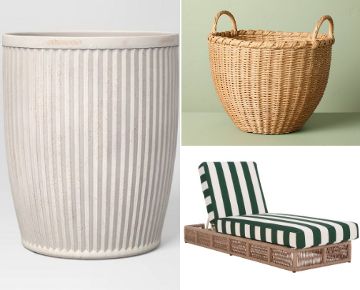 Patio Decor and Furniture Finds cover photo collage