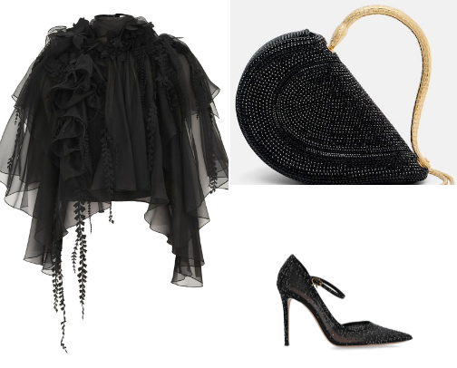 The Dark Side of Glam - Elegant Black Outfits🖤 cover photo collage