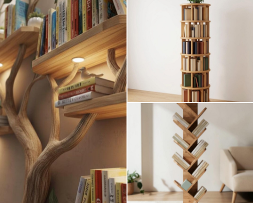 Modern Dream home library cover photo collage