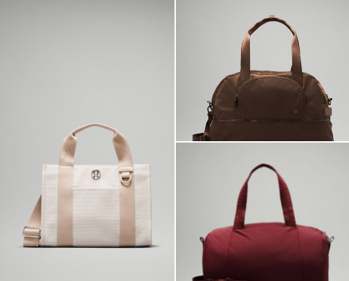 The Viral Carryall Collection: Lululemon bags cover photo collage
