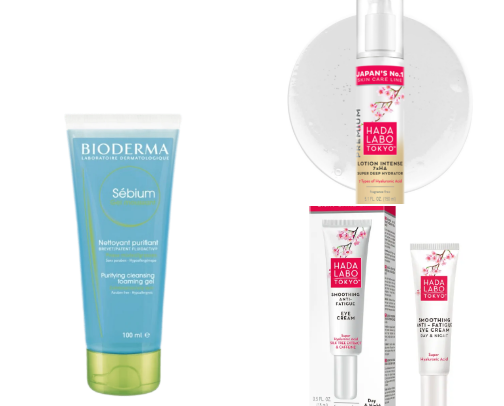 skin care cover photo collage
