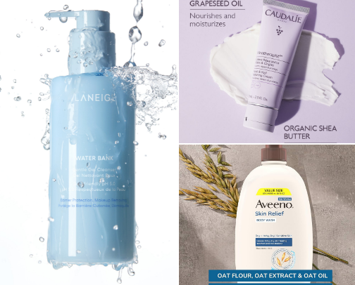Gentle Giants: Your Guide to Soothing Skincare cover photo collage