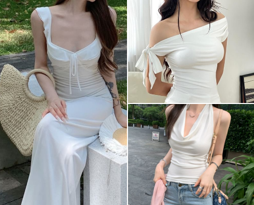 Elegant White Outfits for Dates, Events, and Everyday Wear cover photo collage