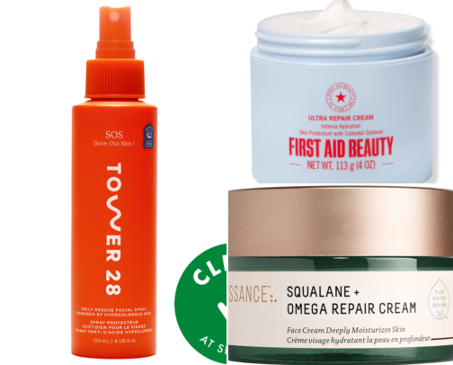 Pure Radiance: Clean Beauty & Gentle Skincare Essentials for Sensitive Skin cover photo collage