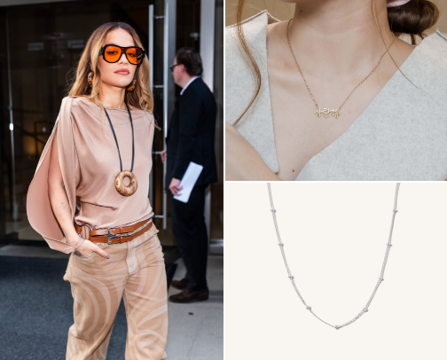 Simple yet stylish jewelry pieces perfect for fall cover photo collage