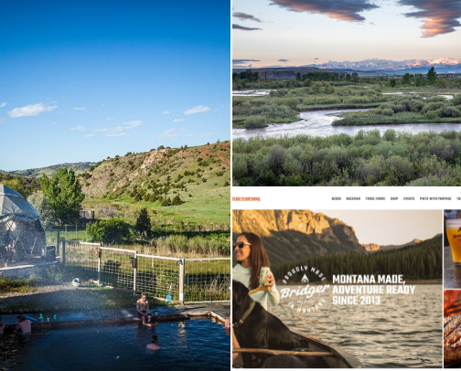 Trust me with your trip to Bozeman cover photo collage