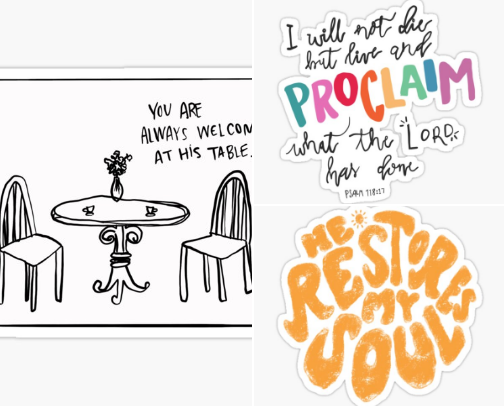 My Favorite Christian Stickers!!! 💗 cover photo collage