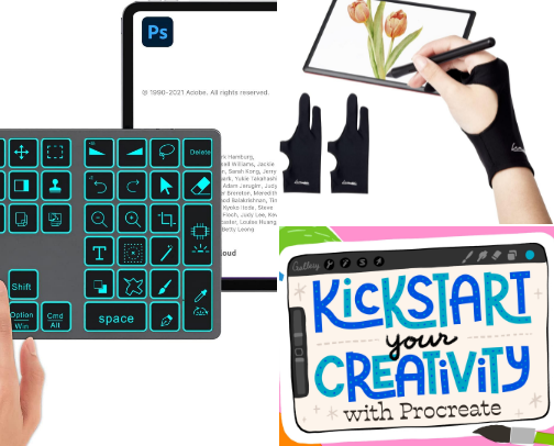 Top Gifts for Digital Artists (iPad Edition) cover photo collage