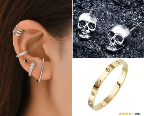 Jewelry cover photo collage