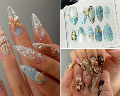 Nails 💅🏾 cover photo collage