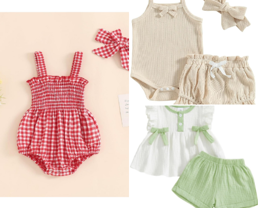 Toddler & Baby Girl Summer Faves cover photo collage