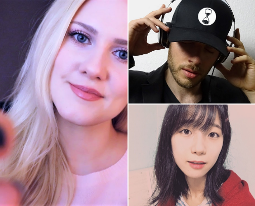 Relaxing ASMR Playlists for Work or Sleep cover photo collage