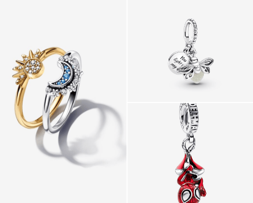 Pandora- Silver Jewelry cover photo collage