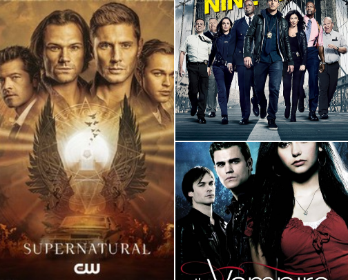 tv shows that i swear by (comfort shows) cover photo collage