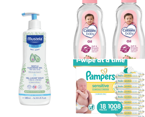 Baby's Skincare cover photo collage