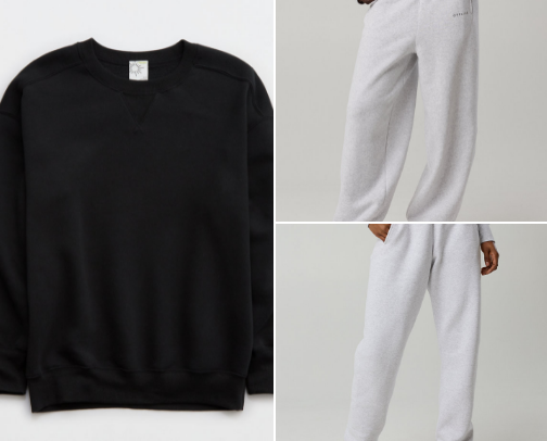 my go to comfy day staples cover photo collage